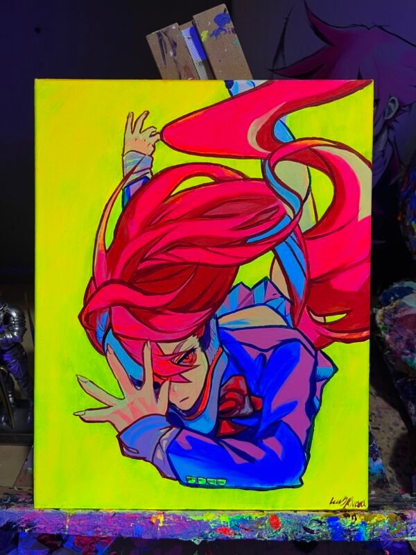 Aira Painting Glows (11in x 14in)