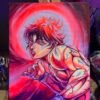 Baki Painting Glows (11in x 14in)