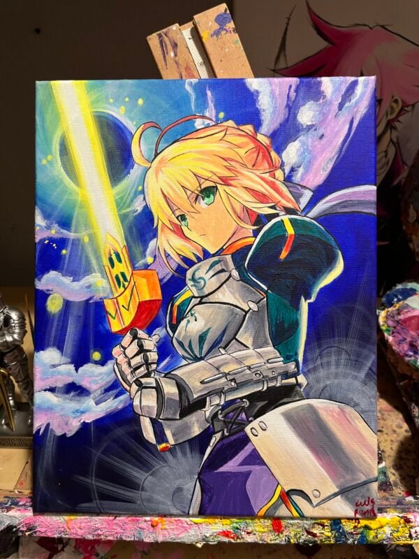 Saber Painting Glows (11in x 14in) - Image 2