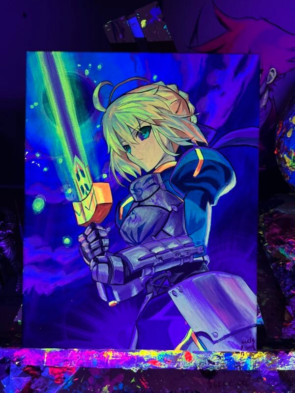 Saber Painting Glows (11in x 14in) - Image 4