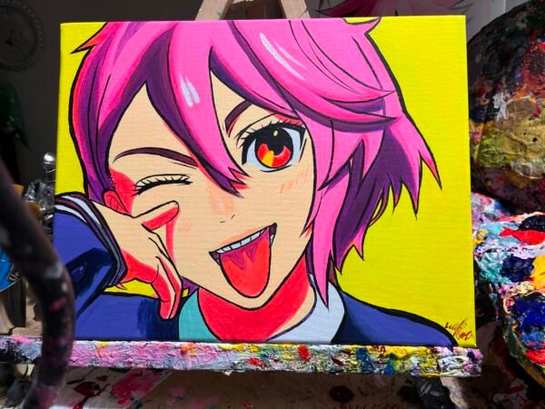 Aira Tongue Painting Glows (11in x 14in) - Image 2