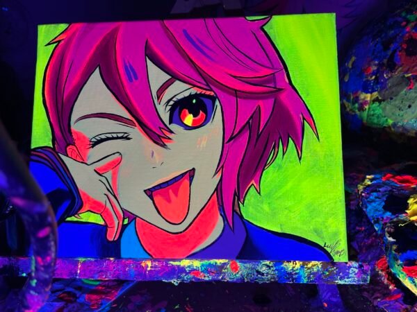 Aira Tongue Painting Glows (11in x 14in) - Image 4