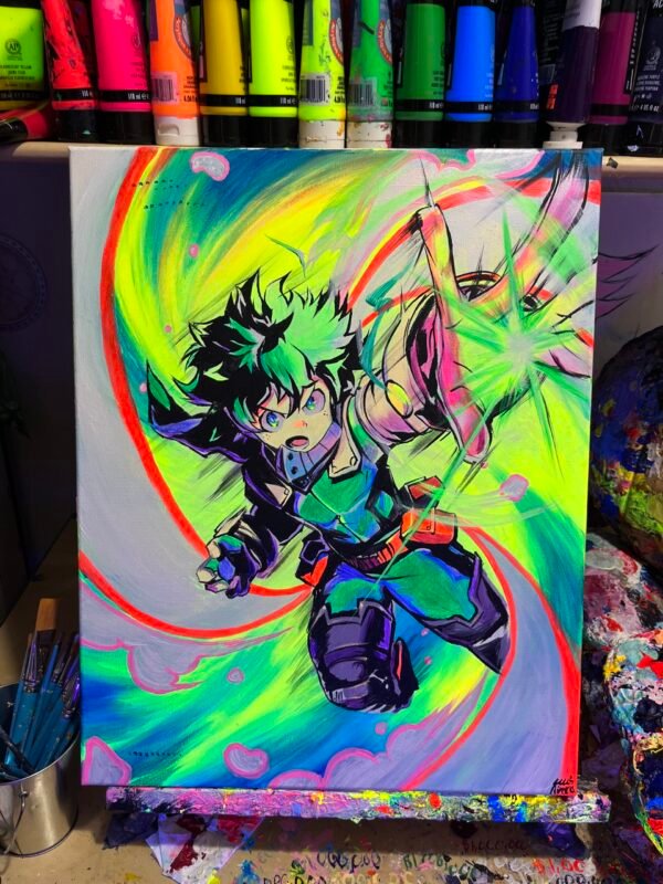 Deku Painting Glows (14in x 20in)