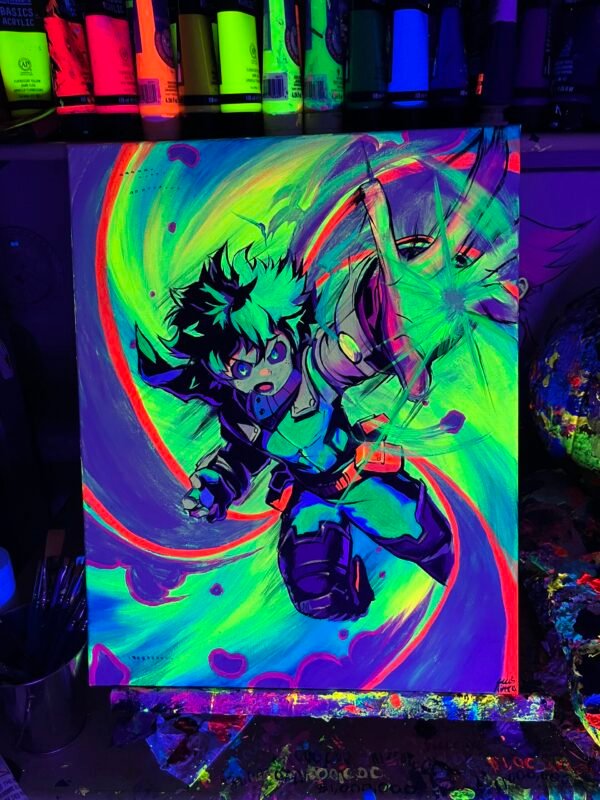 Deku Painting Glows (14in x 20in) - Image 4