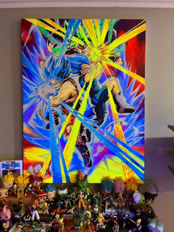 GOKU VEGETA VS BROLY 30in x 40in