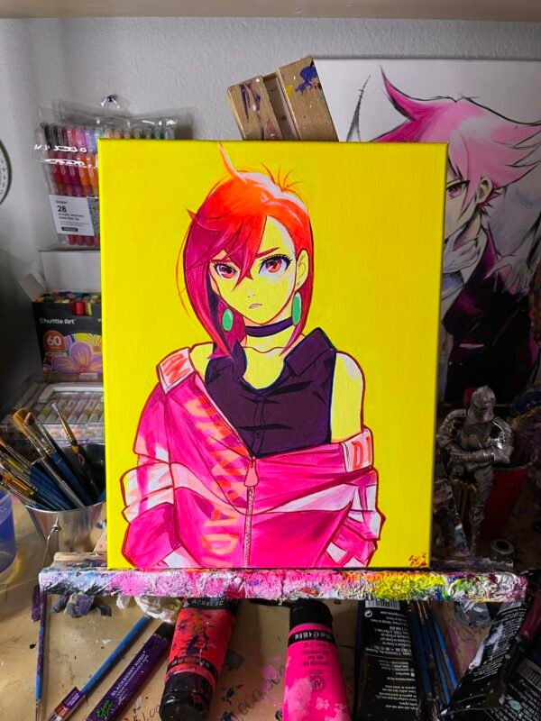Momo Painting Glows (11in x 14in) - Image 2