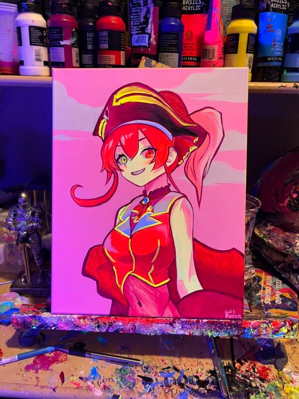 Houshou Marine Painting Glows (11in x 14in)