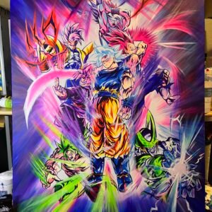 Dragonball Rivals Painting Glows (24in X 30in)