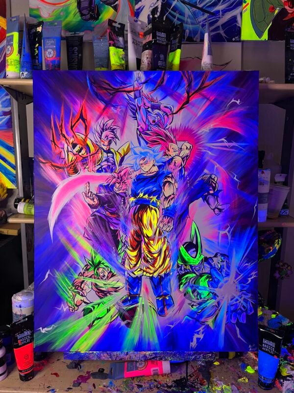 Dragonball Rivals Painting Glows (24in X 30in) - Image 3