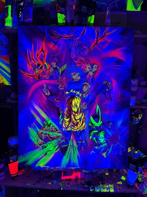 Dragonball Rivals Painting Glows (24in X 30in) - Image 4