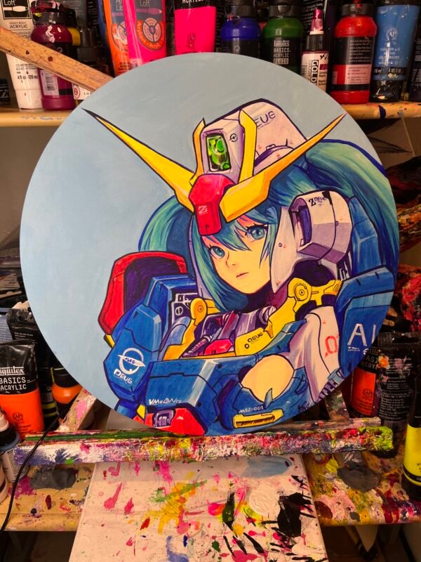 Gundam Miku Painting Glows (15inch) - Image 3