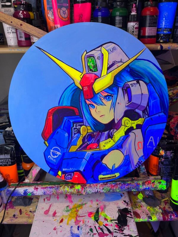 Gundam Miku Painting Glows (15inch)