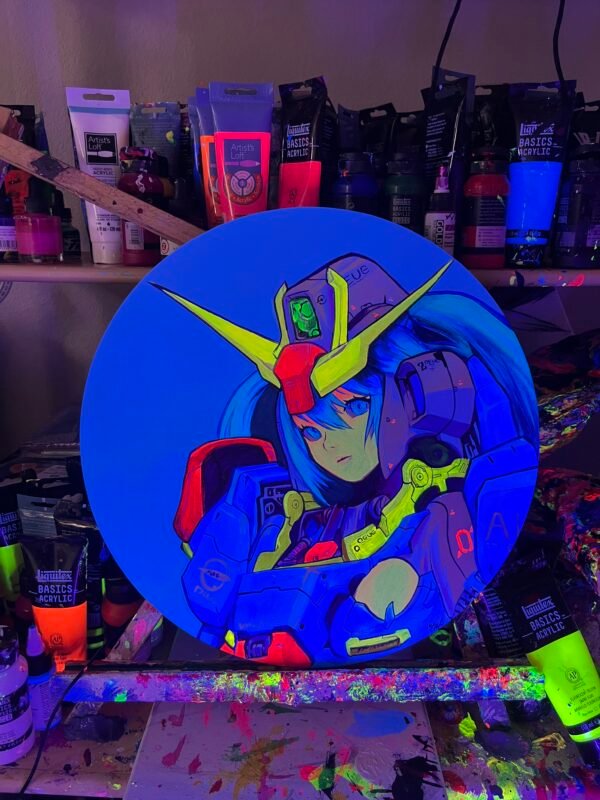 Gundam Miku Painting Glows (15inch) - Image 4