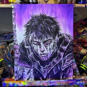 Berserk Painting Glows (11in x 14in)