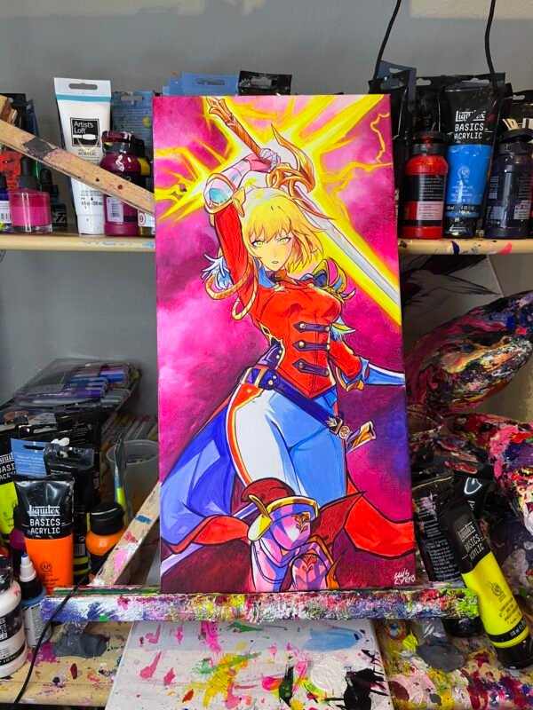 Solo leveling Painting Glows (20in x 10in) - Image 2