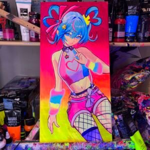 Deco Miku Painting Glows (20in x 10in)