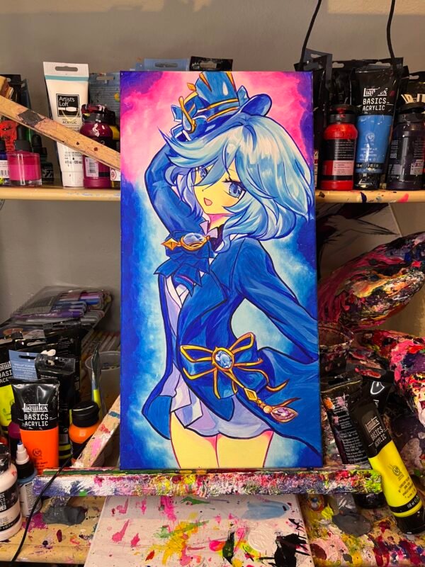 Furina Painting Glows (20in x 10in)