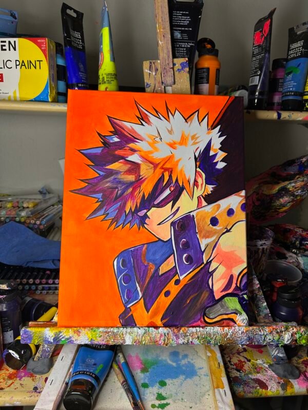 Bakugo Painting Glows (11in x 14in) - Image 2