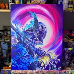 Wylder Painting Glows (11in x 14in)