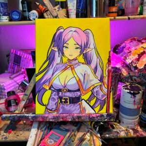 Freire Painting Glows (11in x 14)