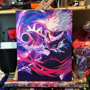 Gojo Painting Glows (11in x 14)