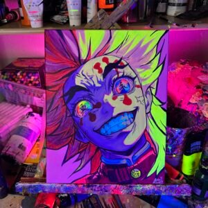 Douma Painting Glows (11in x 14)