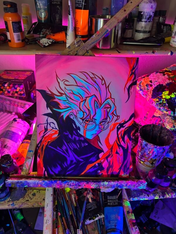 Okarun Painting Glows (11in x 14) - Image 2