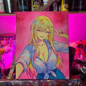 Marin Kitagawa Painting Glows (11in x 14)