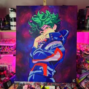 Deku Painting Glows (20in x 16)