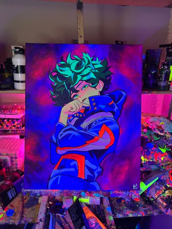 Deku Painting Glows (20in x 16) - Image 3