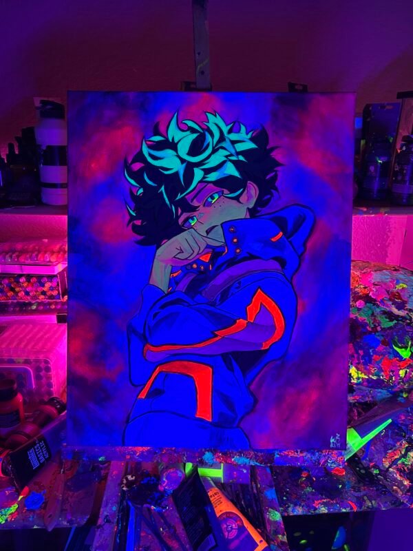 Deku Painting Glows (20in x 16) - Image 4
